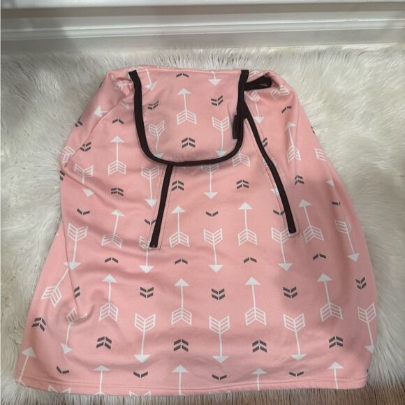 Pink Arrow Pattern Kids Car Seat Cover - Picture 7 of 8